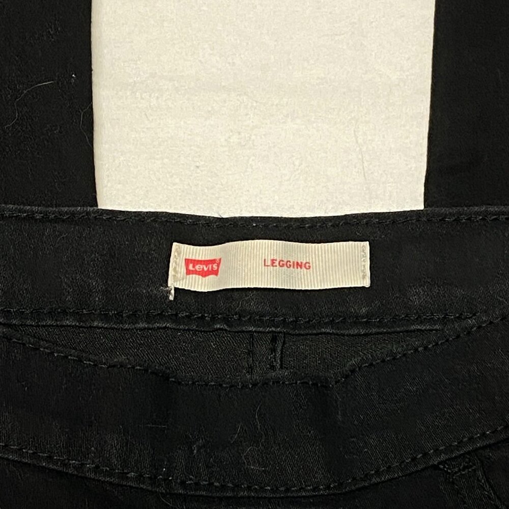 Levi's Pull On Super Skinny Legging Jegging Girls 16 NWT Black Adjustable Waist - Picture 10 of 12